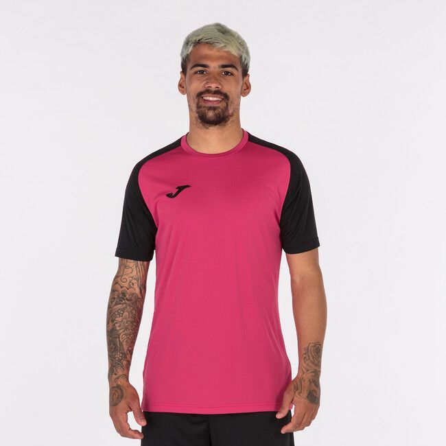 ACADEMY IV SHORT SLEEVE T-SHIRT FUCHSIA BLACK XS