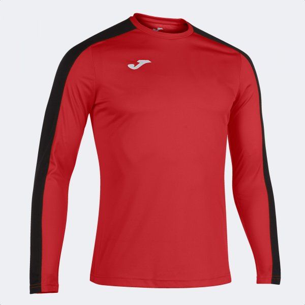 ACADEMY LONG SLEEVE T-SHIRT RED BLACK 4XS-3XS