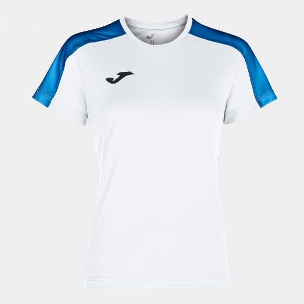 ACADEMY T-SHIRT WHITE-ROYAL S/S L