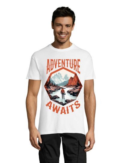 Adventure Awaits muška majica kratkih rukava bijela 2XL