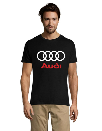 Audi Black and Red muška majica crna 2XL