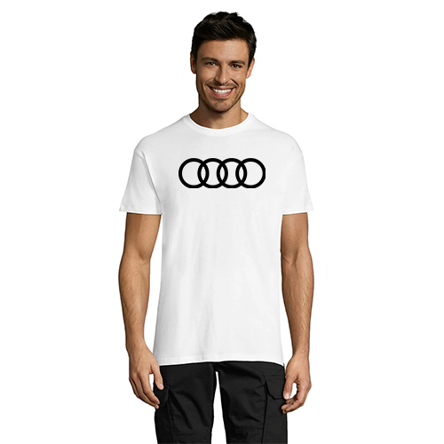 Audi Circles muška majica kratkih rukava bijela 2XS
