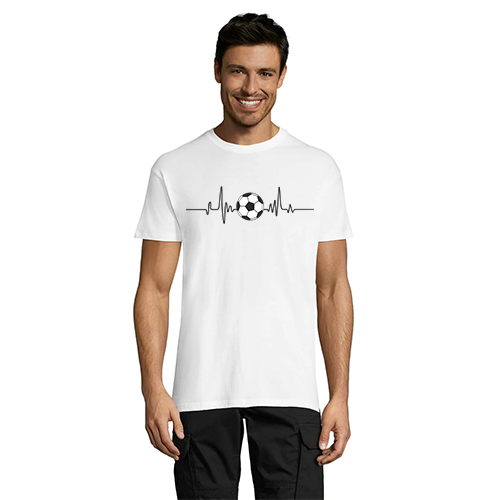 Ball and Pulse muška majica kratkih rukava bijela 2XL