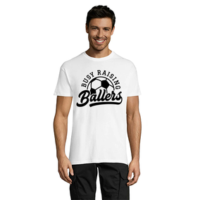 Busy Raising Ballers muška majica kratkih rukava bijela XL