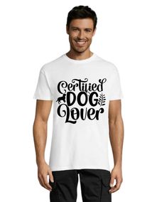 Certified Dog Lover muška majica kratkih rukava bijela 5XL