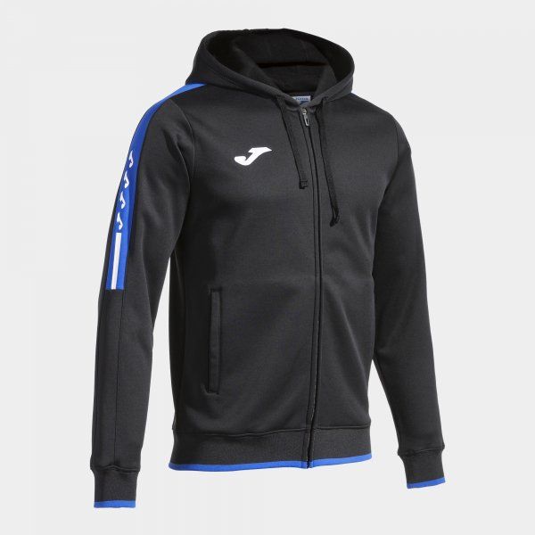 OLIMPIADA ZIP-UP HOODIE gornji dio trenirke crno azurna 2XS