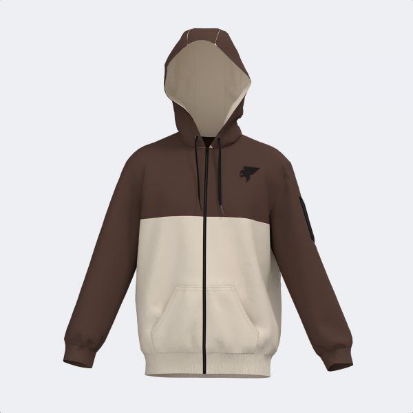 URBAN STREET ZIP-UP HOODIE smeđa S08