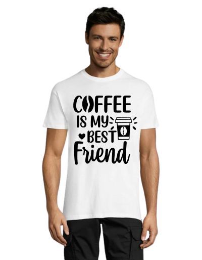 Coffee is my best friend muška majica crna 2XL