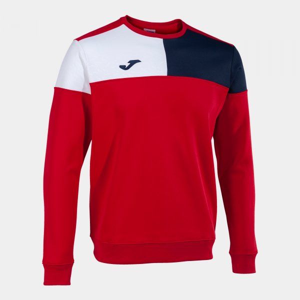 CREW V SWEATSHIRT RED NAVY WHITE 5XS