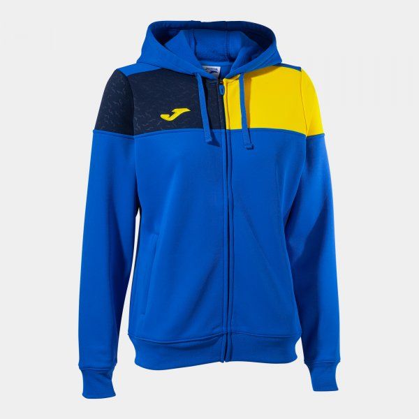 CREW V ZIP-UP HOODIE azurno žuta mornarica 2XL