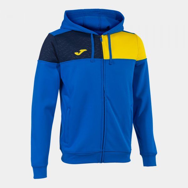 CREW V ZIP-UP HOODIE majica plavetnilo 2XS