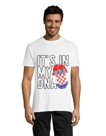 Croatia - It's in my DNA muška majica bijela M