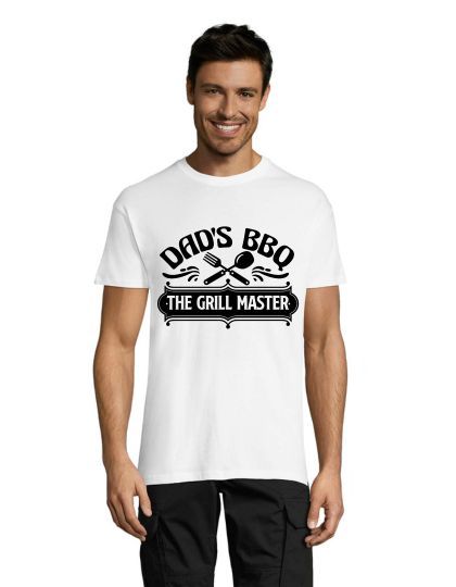 Dad's BBQ - Grill Master muška majica bijela 2XL