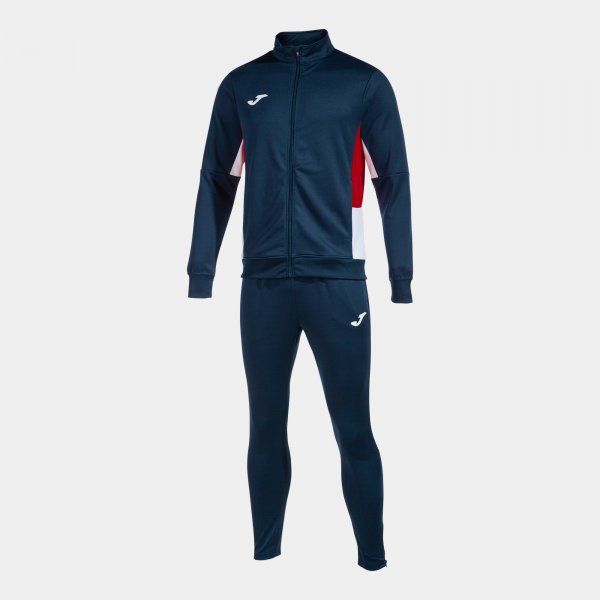 DANUBIO II TRACKSUIT komplet tamnocrvena bijela 2XL