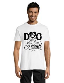Dog friend muška majica kratkih rukava bijela 2XL