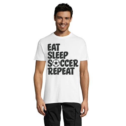 Eat Sleep Soccer Repeat muška majica crna 2XL