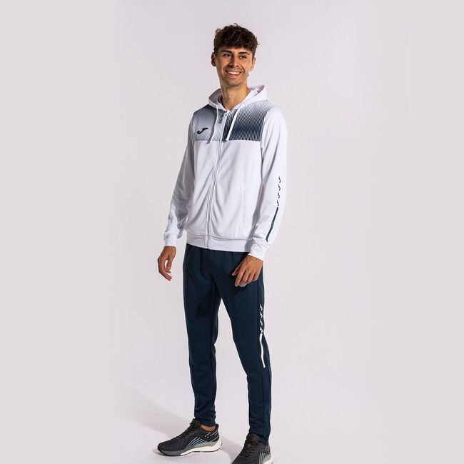 ECO SUPERNOVA ZIP-UP HOODIE majica bijela mornarica S