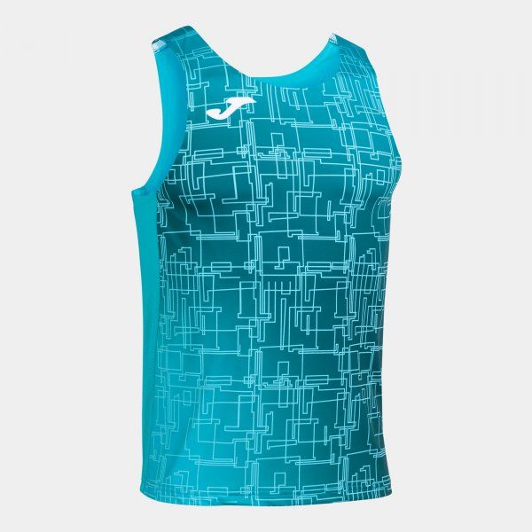 SLEEVELESS T-SHIRT TANK TOP ELITE VIII sportska majica bez rukava tirkiz 2XS