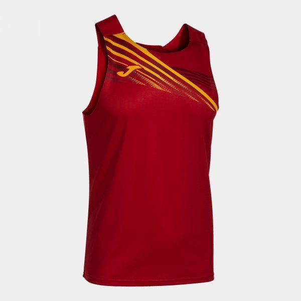 ELITE X SLEEVELESS SHIRT sportska majica bez rukava crvena 2XS