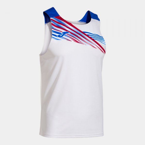 ELITE X SLEEVELESS SHIRT sportska majica bez rukava bijeli azur 2XL