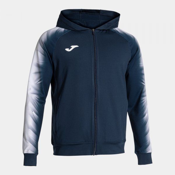 ELITE XI ZIP-UP HOODIE tamnobijela 2XS