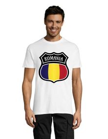 Erb Romania muška majica kratkih rukava bijela M