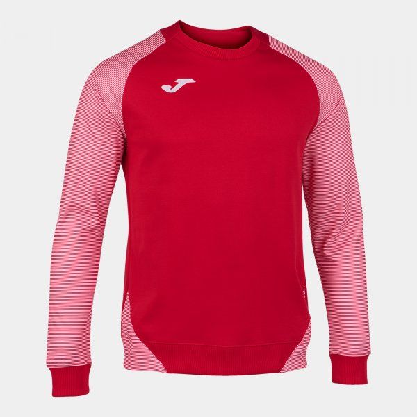 ESSENTIAL II SWEATSHIRT majica crveno bijelo L