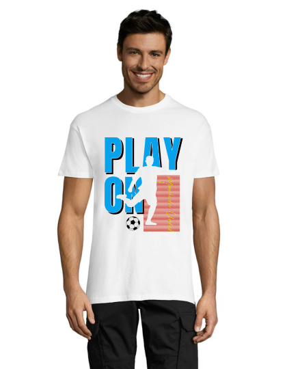 Footbal Play On bijela muška majica 2XL