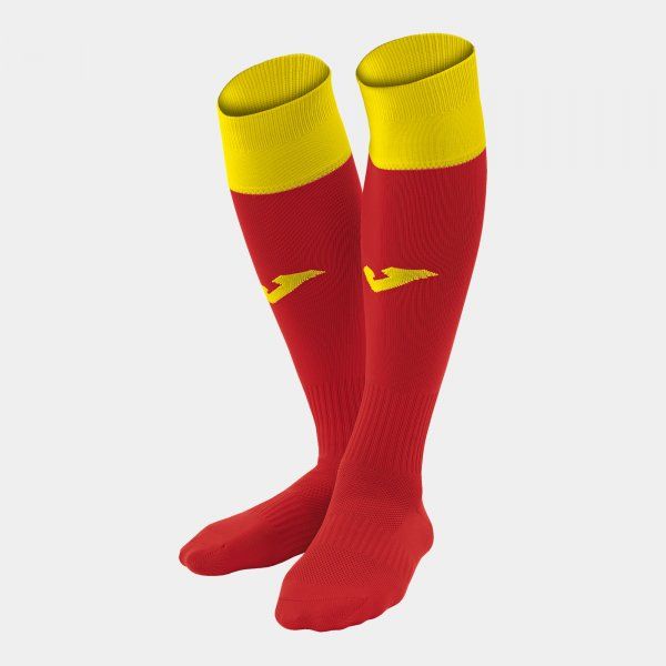 CALCIO 24 FOOTBALL SOCKS (4 PCS) štucne/čarape crveno žuto S17