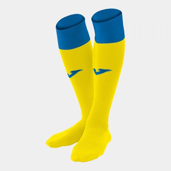 CALCIO 24 FOOTBALL SOCKS (4 PCS) štucne/čarape žuto azurno S17