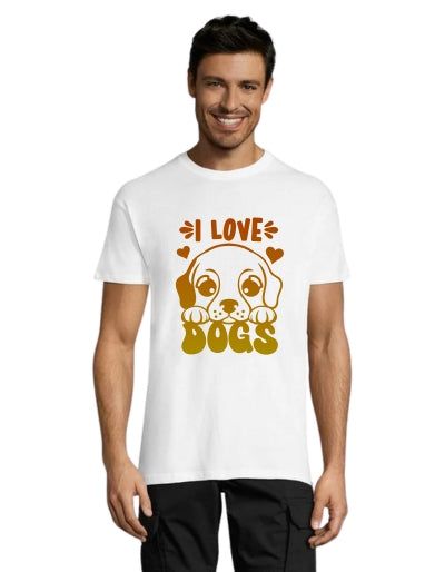Volim dog's 2 mušku majicu kratkih rukava bijela 5XL