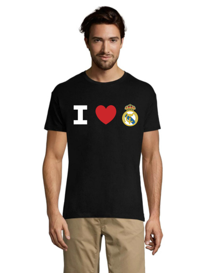 I Love Real Madrid Club muška majica crna 2XL