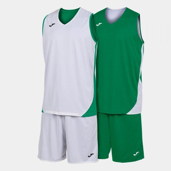 KANSAS SET GREEN WHITE XS