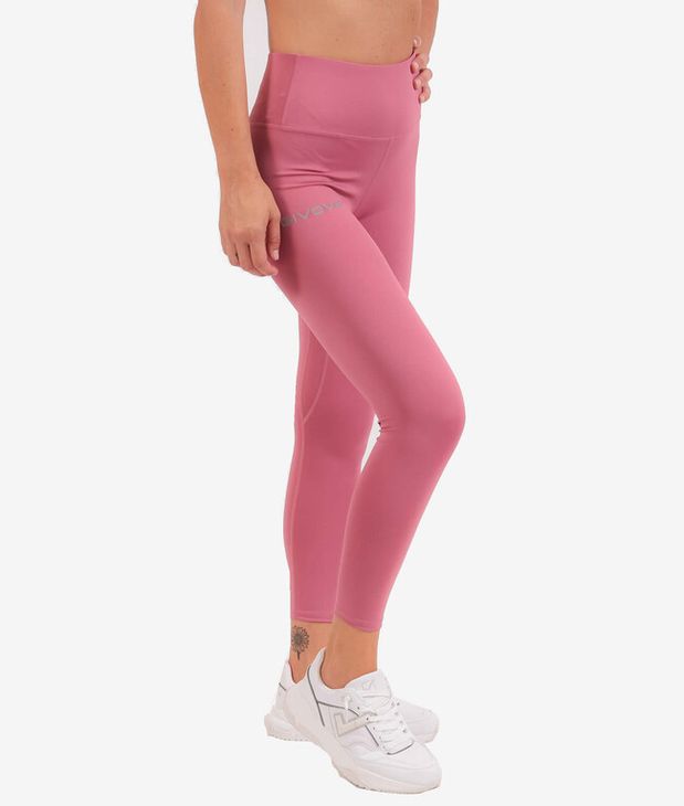 LEGGINGS BASIC hlače za trčanje stara ružičasta 2XL