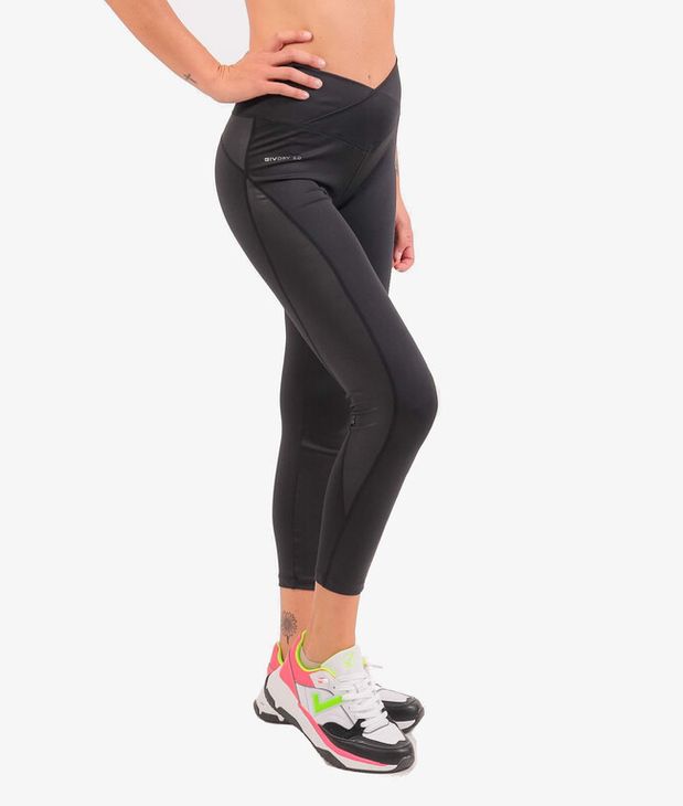 LEGGINGS ECO hlače za trčanje crna M