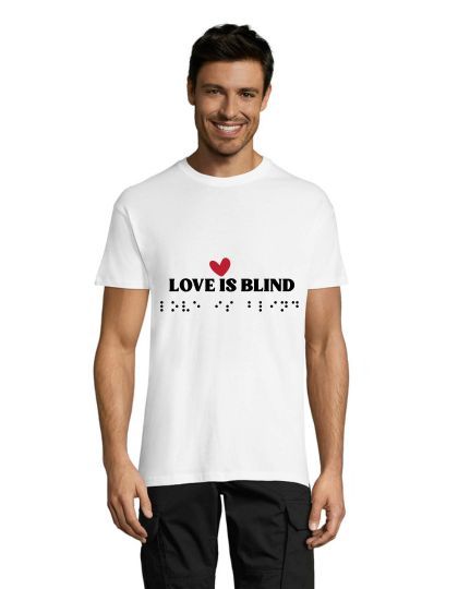 Love is Blind muška majica kratkih rukava bijela 2XS