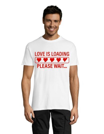 Love is Loading muška majica kratkih rukava bijela 2XL