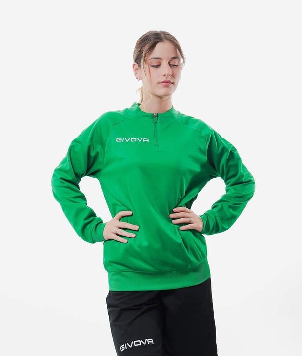 MAGLIA POLARFLEECE TECNICA (HALF ZIP) 500 jakna zelena 2XL