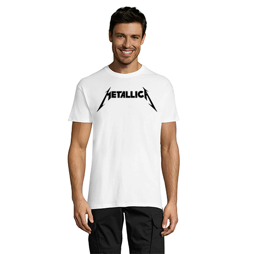 Metallica muška majica kratkih rukava bijela 4XL