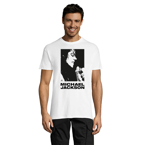 Michael Jackson Face muška majica bijela M