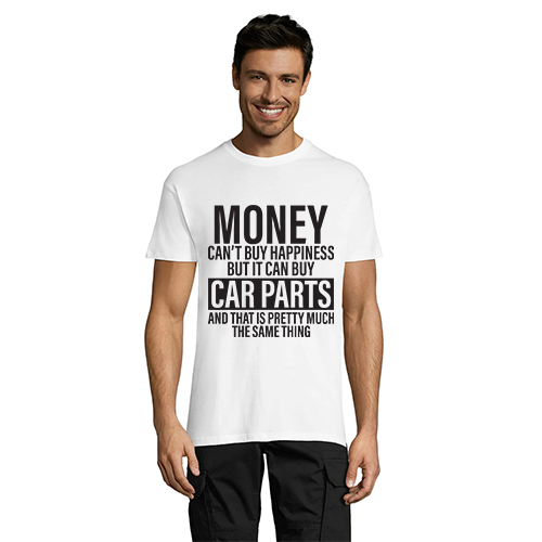 Money Can't Buy Happiness muška majica crna 4XL