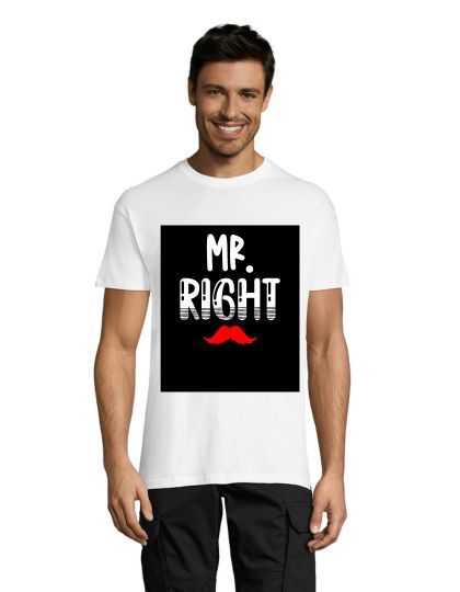 Mr.Right muška majica kratkih rukava bijela 2XS