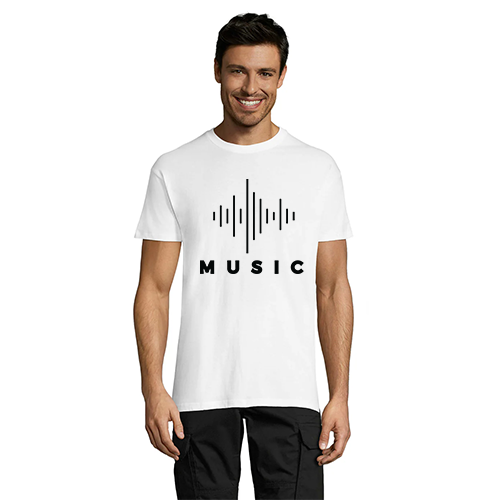 Music muška majica bijela M