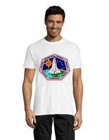 NASA bedž muška majica bijela XL