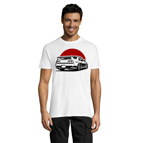 Nissan GTR R33 muška majica bijela M