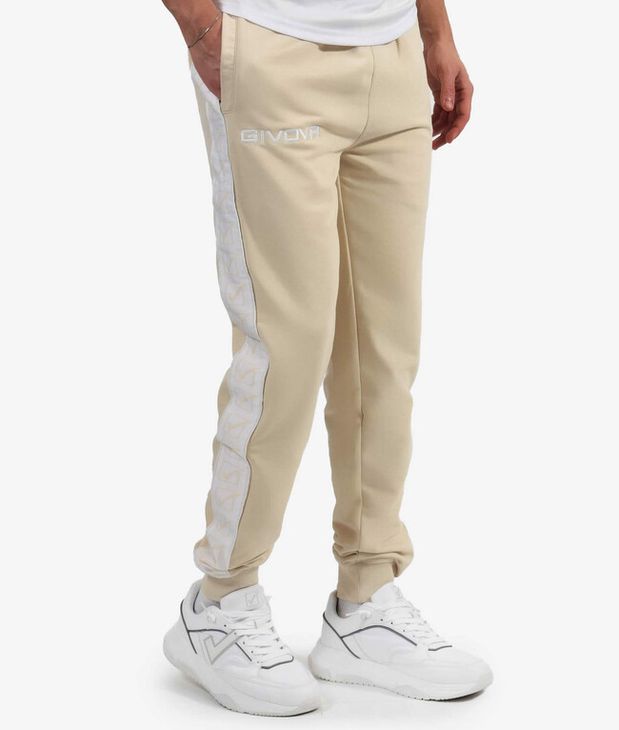 PANTALONE TERRY BAND trenirke pjeskovita XL