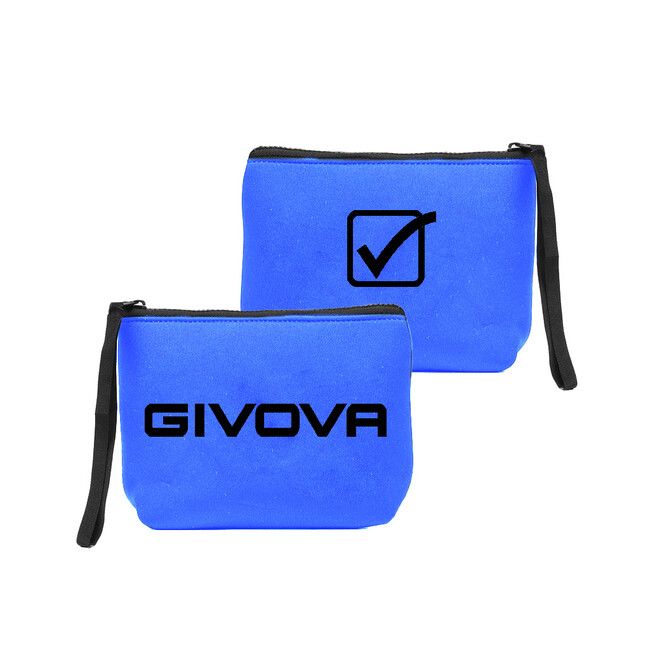 POCHETTE NEOPRENE 19*15*6 torba azurno plava/crna UNICA