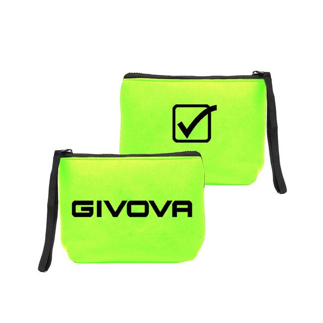 POCHETTE NEOPRENE 19*15*6 torba fluo žuto/crno UNICA