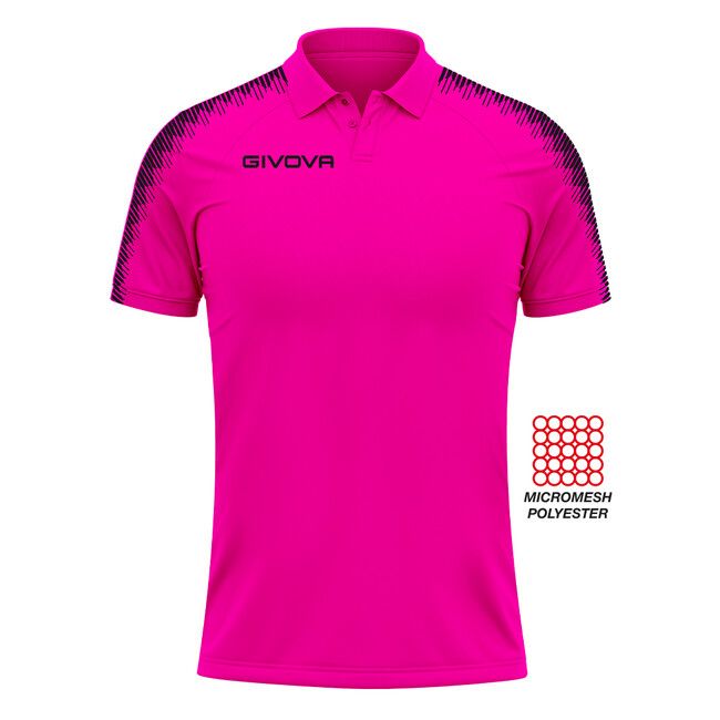 POLO CLUB FUXIA/NERO Tg. 3XL