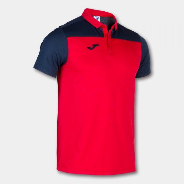 HOBBY II SHORT SLEEVE POLO polo majica crvena mornarica 2XS